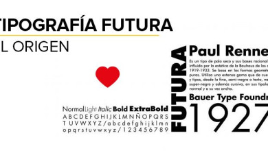 Tipografía Futura