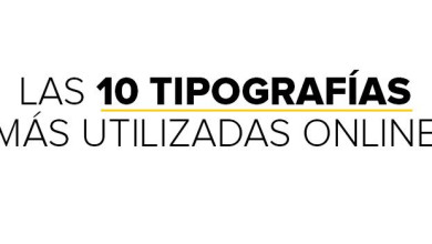 10 tipografías más utilizadas online
