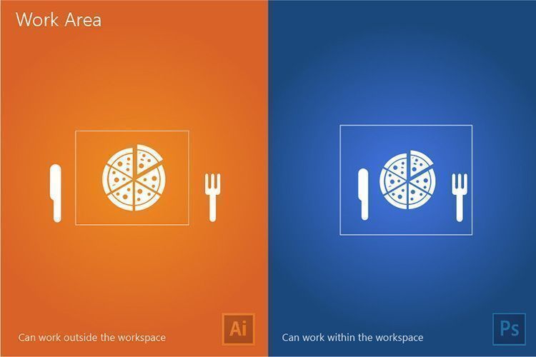 Diferencias entre Illustrator y Photoshop 3 Illustrator vs Photoshop