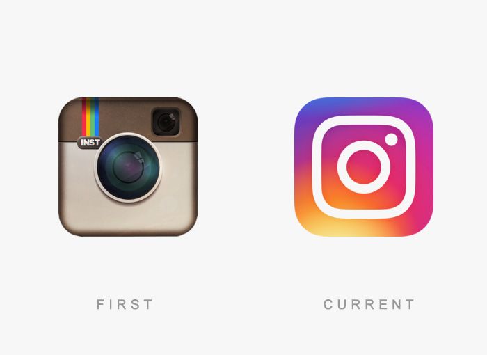 Logo Instagram Antes y Ahora