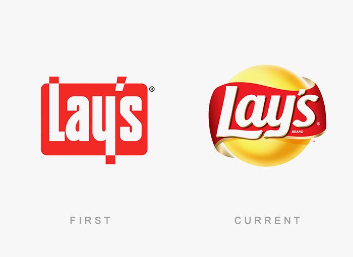 Logo Lays Antes y Ahora