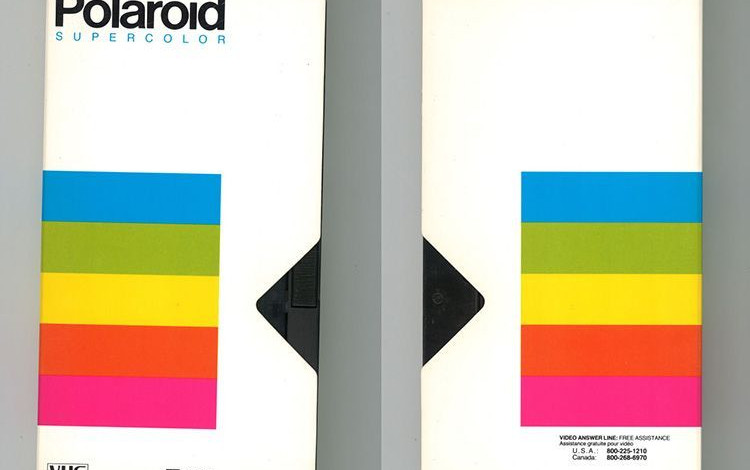 Diseño Gráfico cintas VHS: Polaroid