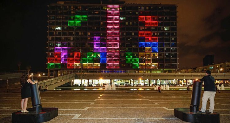 Jugar Tetris Formato Gigante