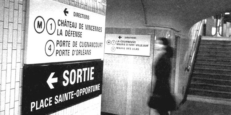 Tipografía Univers metro París