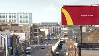 Publicidad Exterior de McDonalds: Follow the arches