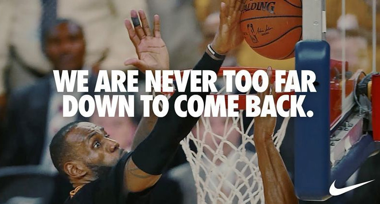 Anuncio de Nike | Never Too Far Down
