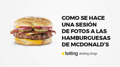 Como se hace una sesión de fotos a una hamburguesa de McDonald's