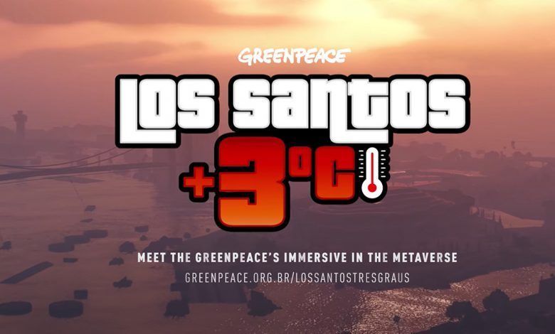 Greenpeace inunda GTAV Los Santos