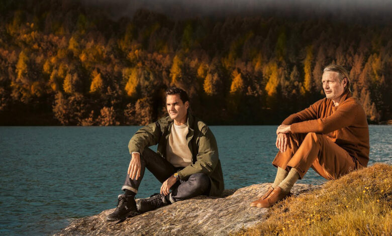 Roger Federer y Mads Mikkelsen