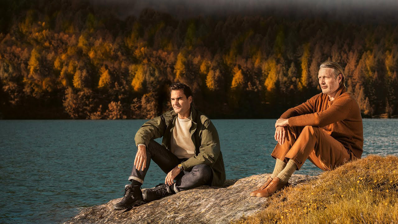 Roger Federer y Mads Mikkelsen | Turismo de Suiza Roger Federer y Mads Mikkelsen | Turismo de Suiza
