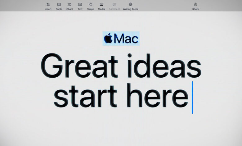 Anuncio de Mac | Great Ideas Start on a Mac